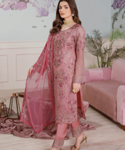 Ramsha F-2511 Embroidered Luxury Chiffon 3 Piece Collection 2024