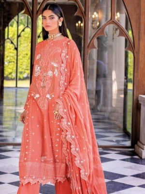 Gul Ahmed FE-42016 Festive Eid Embroidered Chiffon Collection 2024