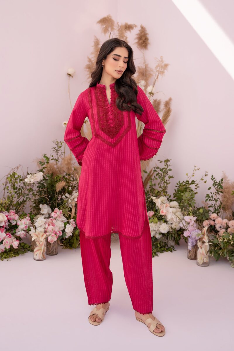 Hana Sunshine Sartorial Stitched - Rouge Sartorial Stitched Summer Solids 2Pc Collection 2024