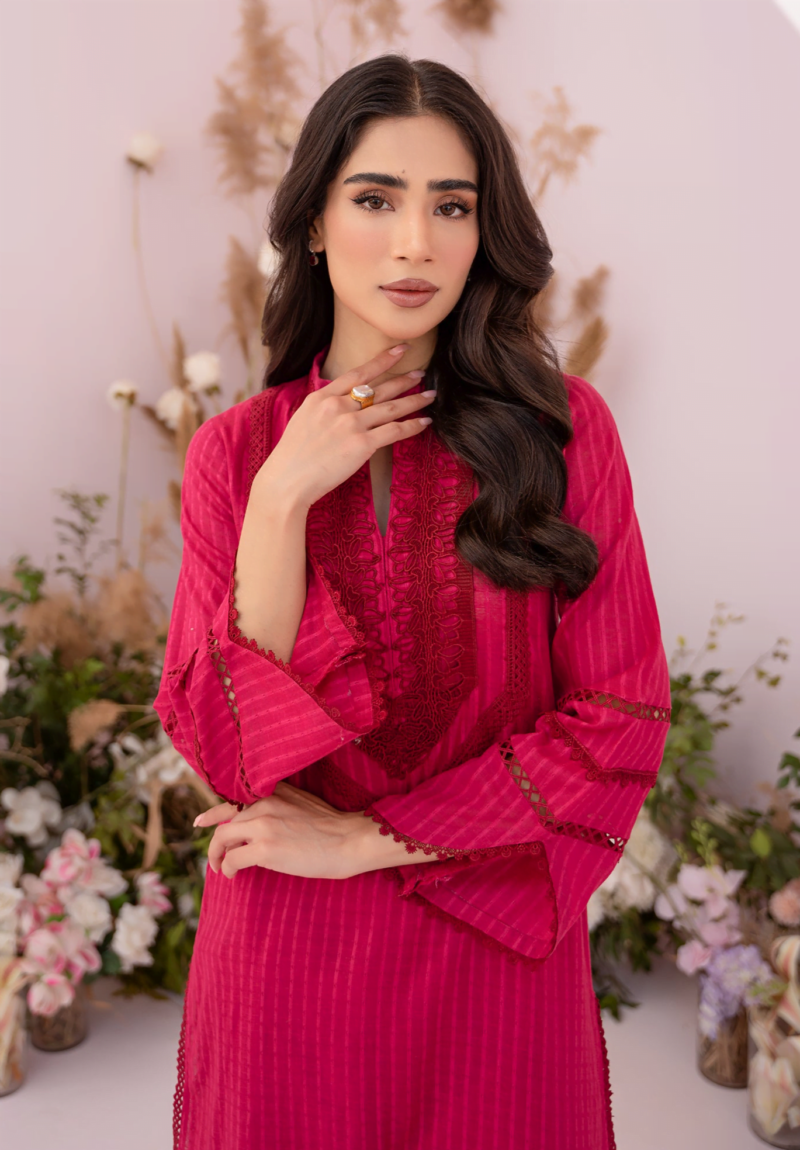 Hana Sunshine Sartorial Stitched - Rouge Sartorial Stitched Summer Solids 2Pc Collection 2024