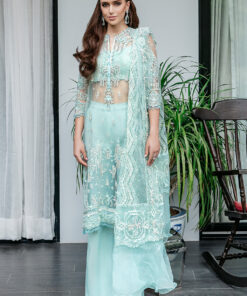 Saad Shaikh Fleurie - MARINE Fleurie Luxury Embroidered Net Suit Collection 2024