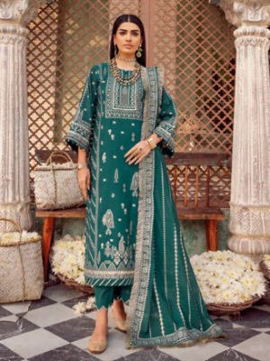 Gul Ahmed Jd-32027 Premium Embroidered Jacquard Collection 2024