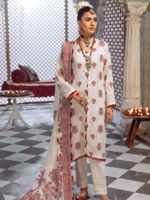 Gul Ahmed Jd-42003 Premium Embroidered Jacquard Collection 2024