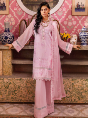 Gul Ahmed Lsv-42003 Premium Embroidered Swiss Voile Collection 2024