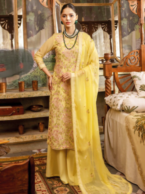 Gul Ahmed Lsv-42014 Premium Embroidered Swiss Voile Collection 2024