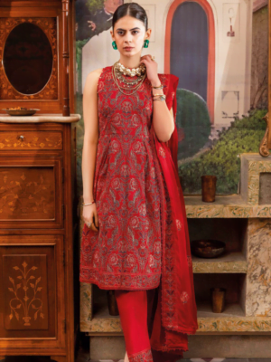 Gul Ahmed Lsv-42019 Premium Embroidered Swiss Voile Collection 2024
