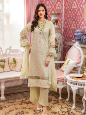 Gul Ahmed Lsv-42021 Premium Embroidered Swiss Voile Collection 2024