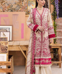 Saad Shaikh Lamour D-06 ZENA Lamour Embroidered Luxury Lawn Collection 2024
