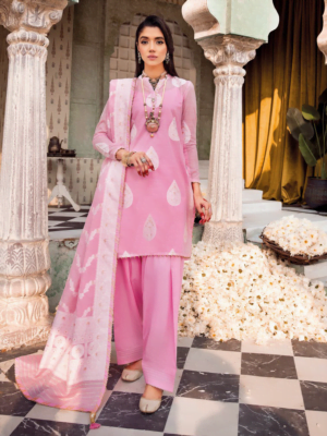 Gul Ahmed Mj-42001 Premium Embroidered Jacquard Collection 2024