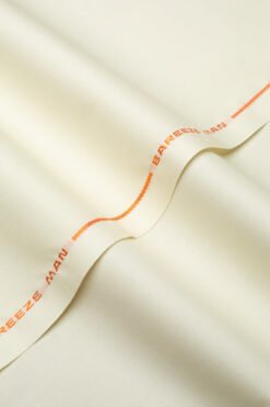 Bareeze Man - OFF WHITE Premium Latha Fabric Suit Collection 2024