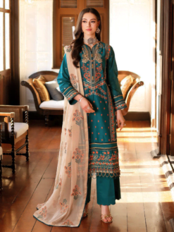 Gul Ahmed PM-42009 Premium Embroidered Lawn 3Pc Suit Collection 2024