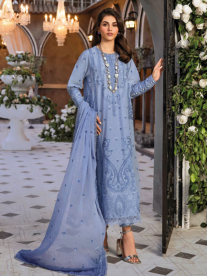 Gul Ahmed Pm-42027 Premium Embroidered Lawn Collection 2024