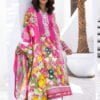 Roheenaz Leya RNZ-01A Coral Reef Printed Lawn 3Pc Suit Collection 2024