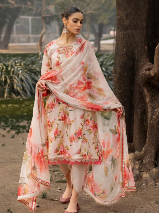 Gul Ahmed Sp-42010 Printed Lawn 3Pc Suit Collection 2024