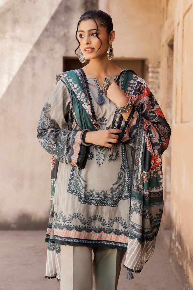 Gul Ahmed Sp-42039 Printed Lawn 3Pc Suit Collection 2024