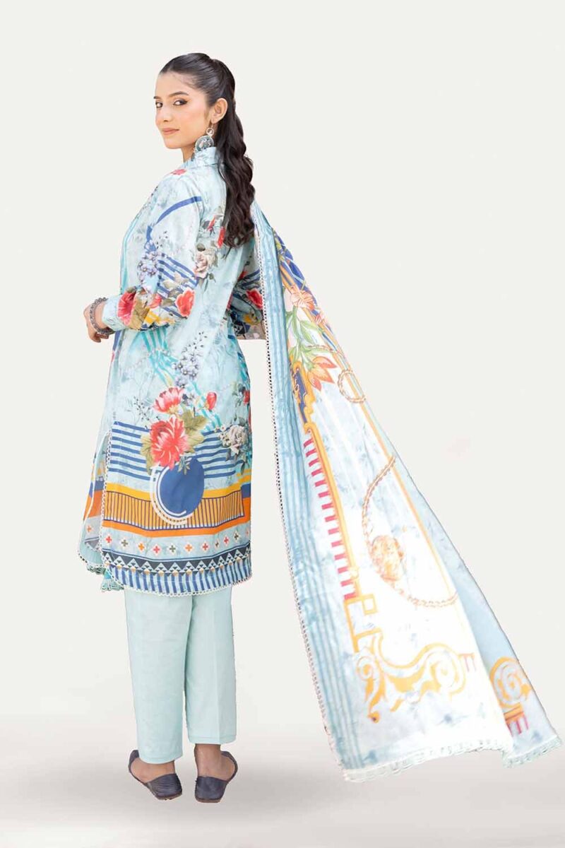 Gul Ahmed Sp-42040 Printed Lawn 3Pc Suit Collection 2024