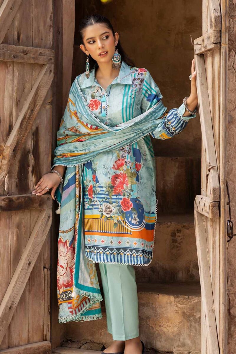 Gul Ahmed Sp-42040 Printed Lawn 3Pc Suit Collection 2024