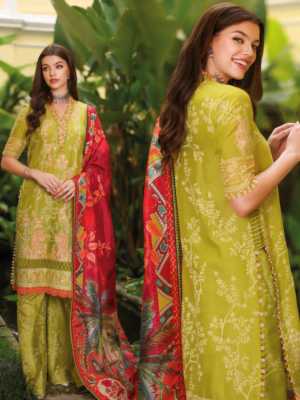 Gul Ahmed Ssm-32016 Premium Embroidered Lawn Collection 2024