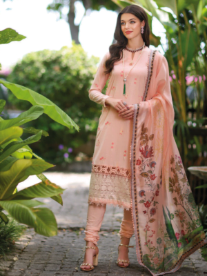 Gul Ahmed Ssm-42003 Premium Embroidered Lawn Collection 2024