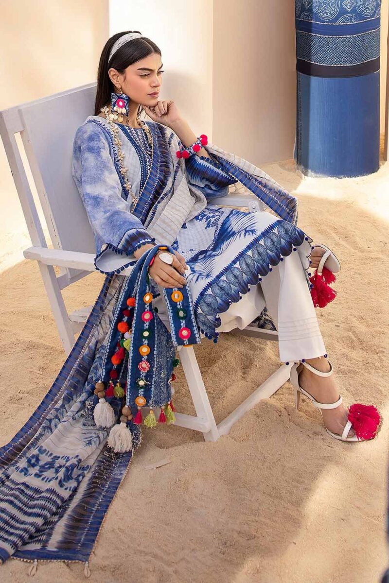 Gul Ahmed ST-42005 Embroidered Lawn 3Pc Suit Collection 2024