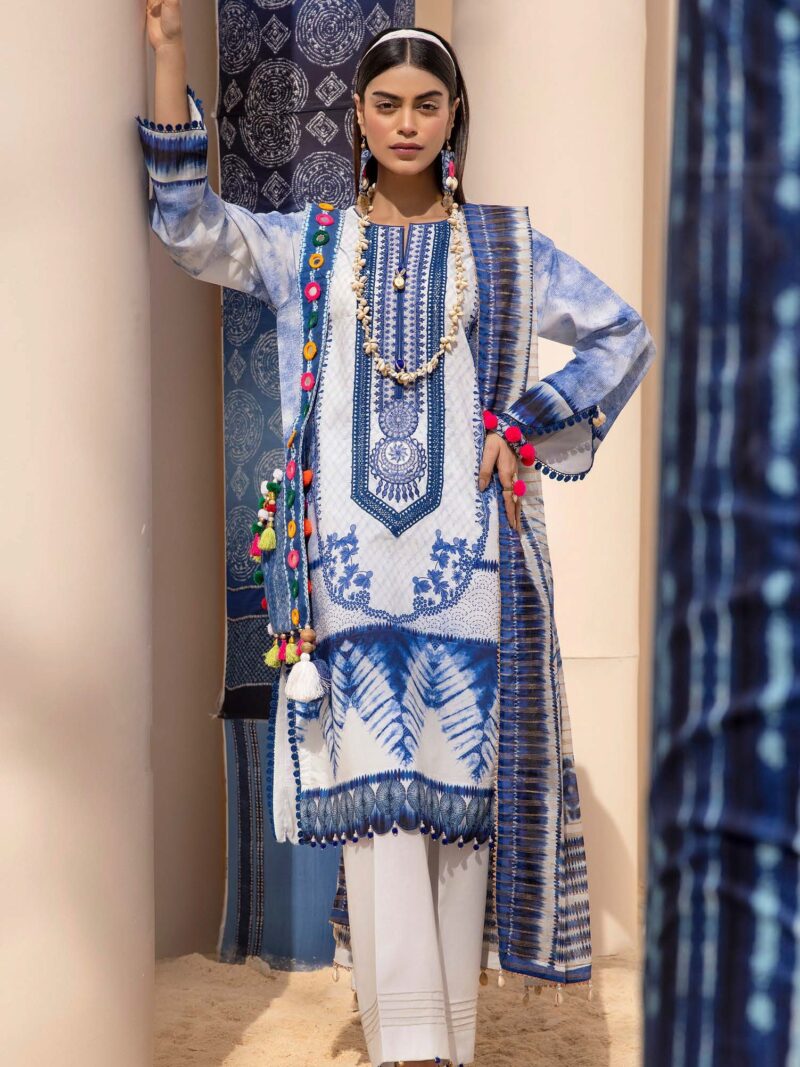 Gul Ahmed St-42005 Embroidered Lawn 3Pc Suit Collection 2024