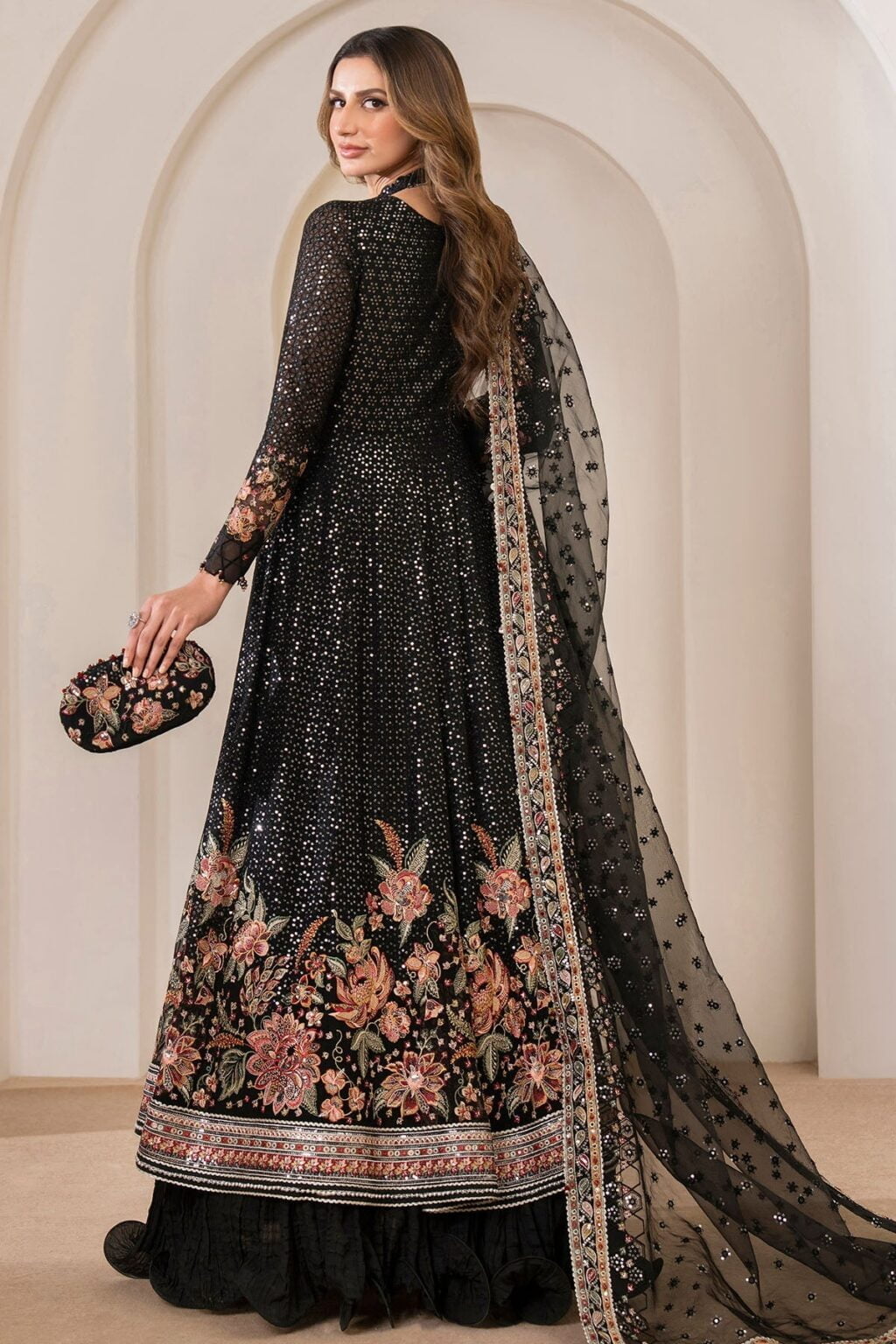 Jazmin Uc-3029 Formal Embroidered Chiffon 3Pc Collection 2024