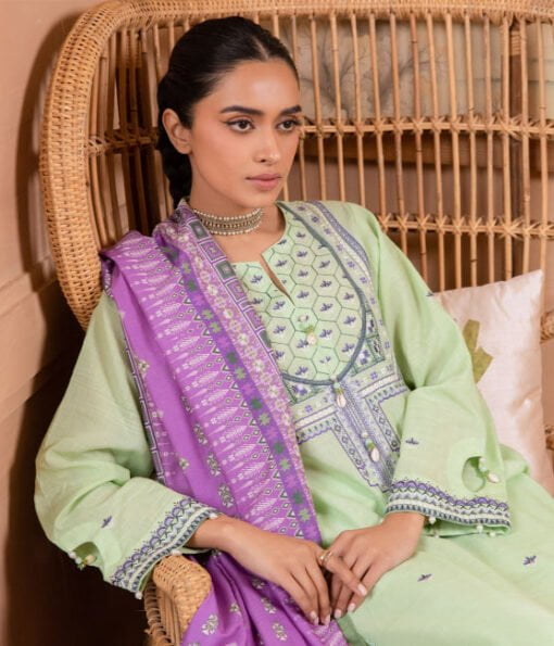 Zellbury WUS24E31120 Embroidered Lawn 3Pc Suit Collection 2024