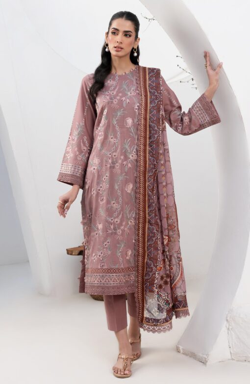 Zarif ZL-05 FLORINA Eid Embroidered Lawn 3Pc Suit Collection 2024