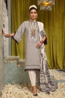 Gul Ahmed JD-42002 Premium Embroidered Jacquard 3Pc Collection 2024