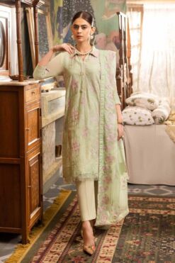 Gul Ahmed LSV-42002 Premium Embroidered Swiss Voile Collection 2024