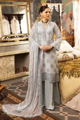 Gul Ahmed Lsv-42007 Premium Embroidered Swiss Voile Collection 2024