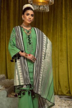 Gul Ahmed MJ-42004 Premium Embroidered Jacquard 3Pc Collection 2024