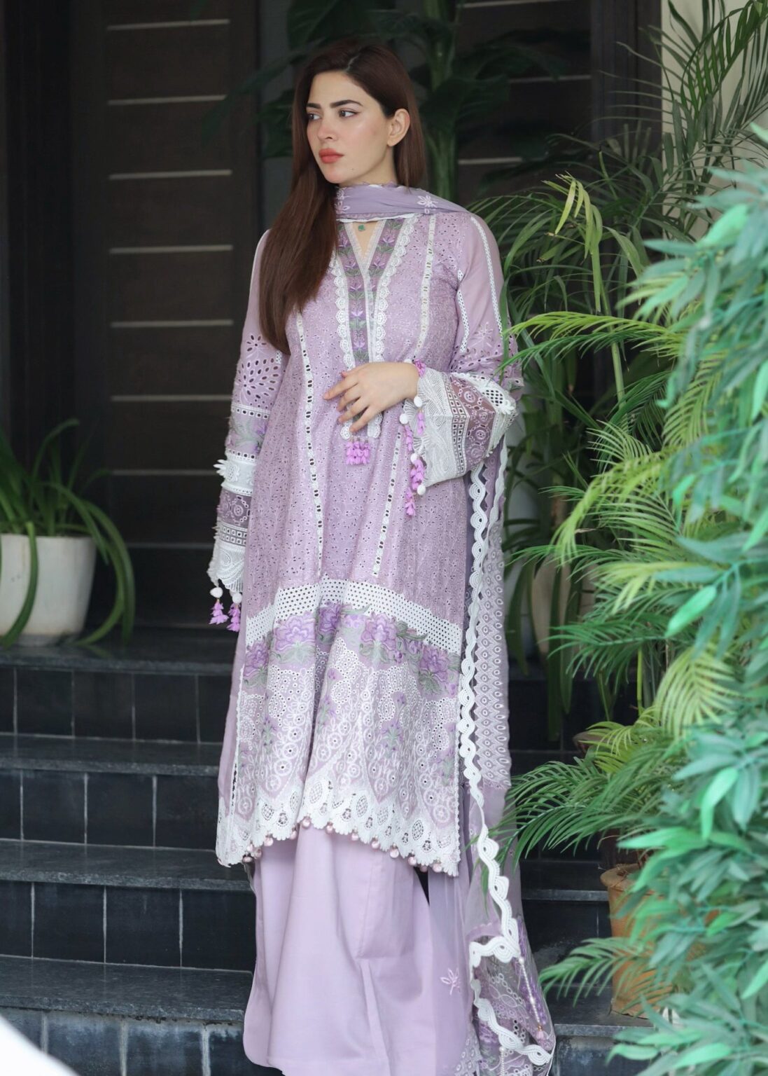 Saad Shaikh Lamour D-03 Azura Lamour Embroidered Luxury Lawn Collection 2024