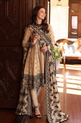 Gul Ahmed Pm-42010 Premium Embroidered Lawn Collection 2024