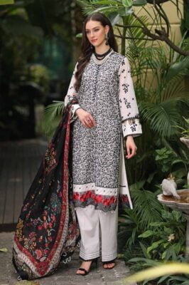 Gul Ahmed Ssm-42007 Premium Embroidered Lawn Collection 2024