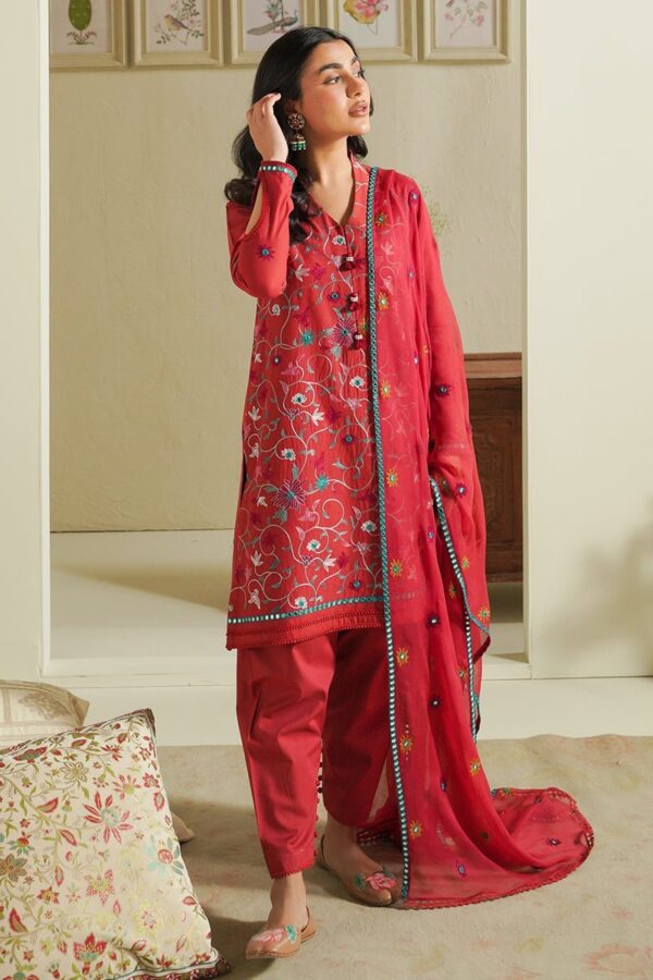 Cross Stitch Ruby Sky 3 Piece Embroidered Lawn Suit