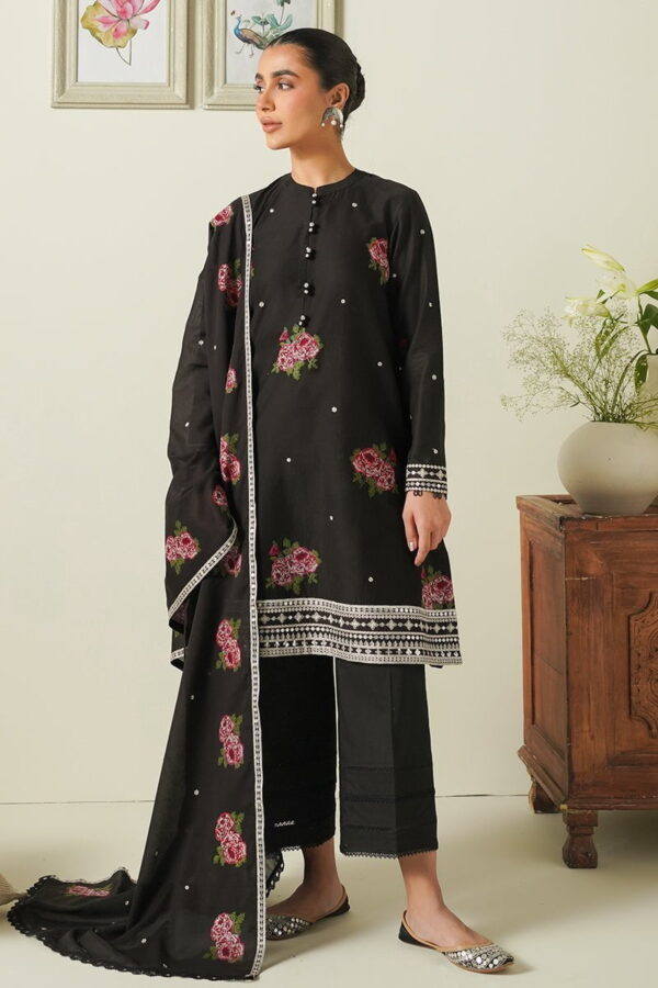 Cross Stitch Midnight Melody 3 Piece Embroidered Lawn Suit