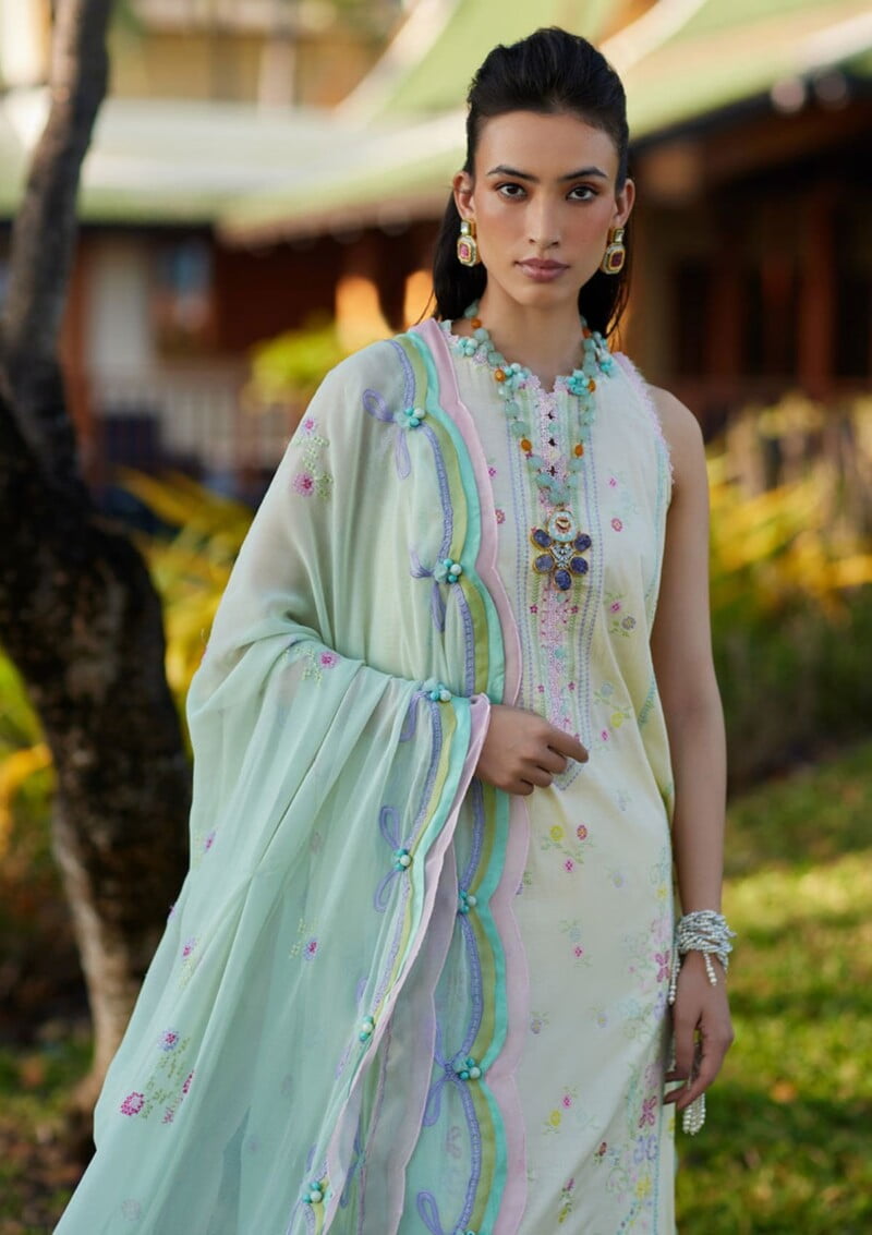 Farah Talib Aziz Suay Luxury Unstitched '24 Yuri Purple Fta 07 Lawn Collection