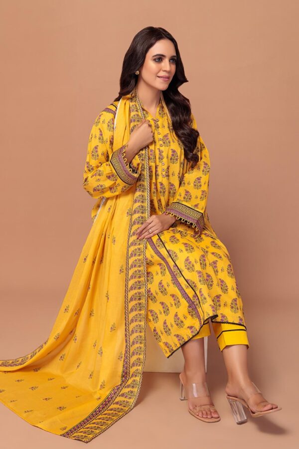 Bonanza Satrangi Day Lilly 3 Pc 1S24P3P600 Summer Collection 24