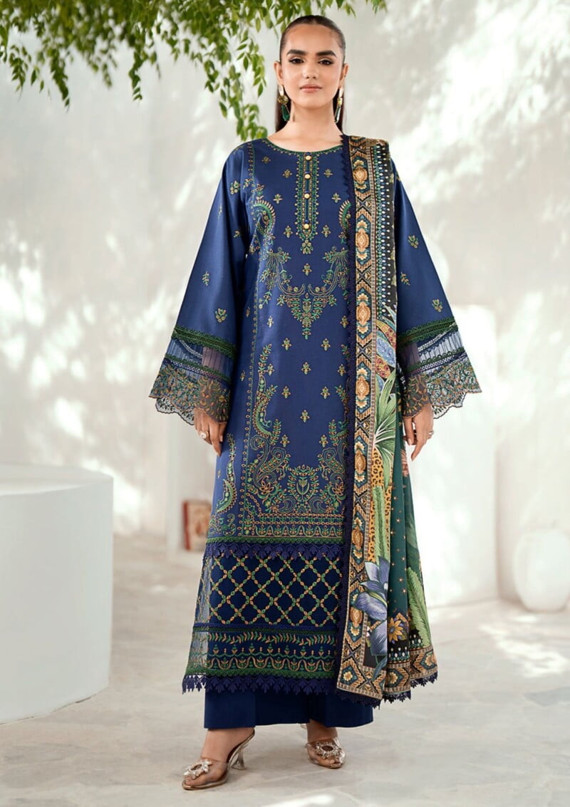 Bin Ilyas Riwaayat Spring Summer Rsp24 302 B Lawn Collection