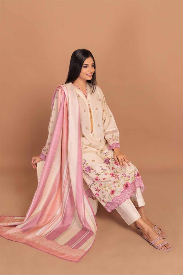 Bonanza Satrangi Pearl Blush 3 Pc 1S24P3P588 Summer Collection 24