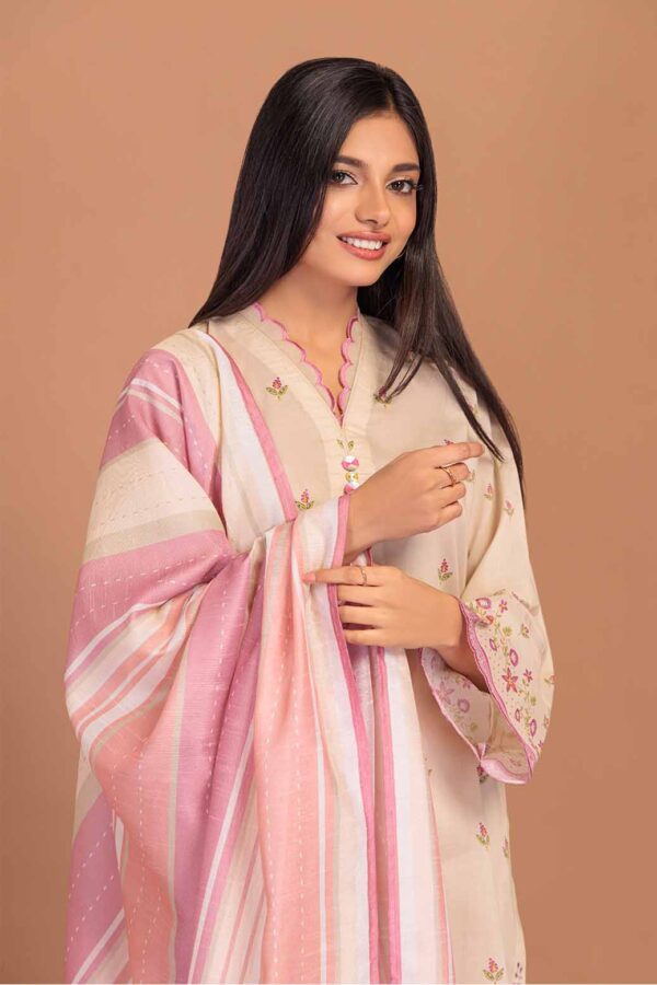 Bonanza Satrangi Pearl Blush 3 Pc 1S24P3P588 Summer Collection 24