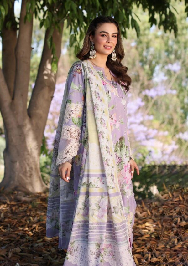 Elaf Eck 03A Lilac La Amour Print Chikankari 2024