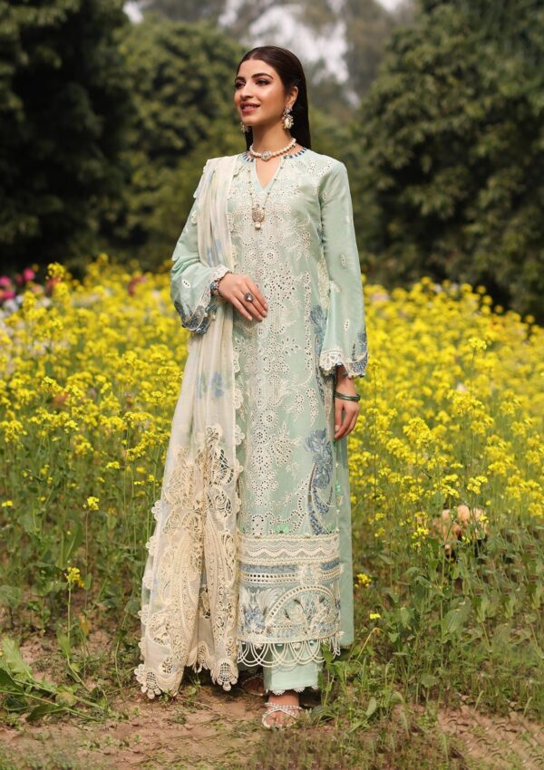 Kahf Festive Kfl24 01 Tabir Lawn Collection 24