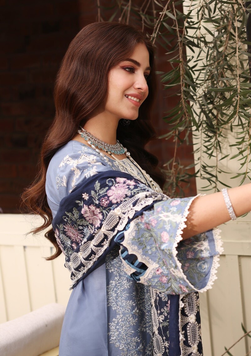 Kahf Festive Kfl24 04 Kinza Lawn Collection 24