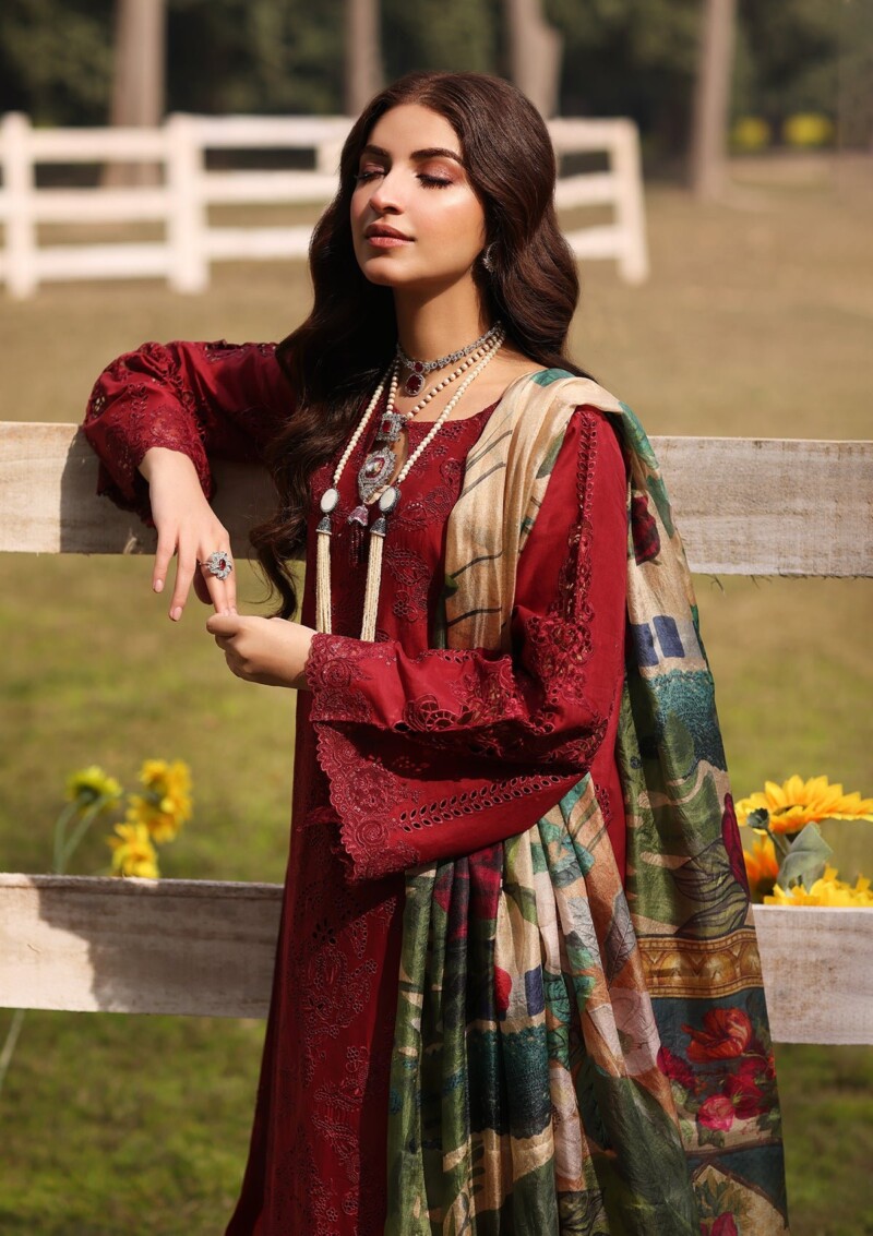 Kahf Festive Kfl24 02 Alora Lawn Collection 24