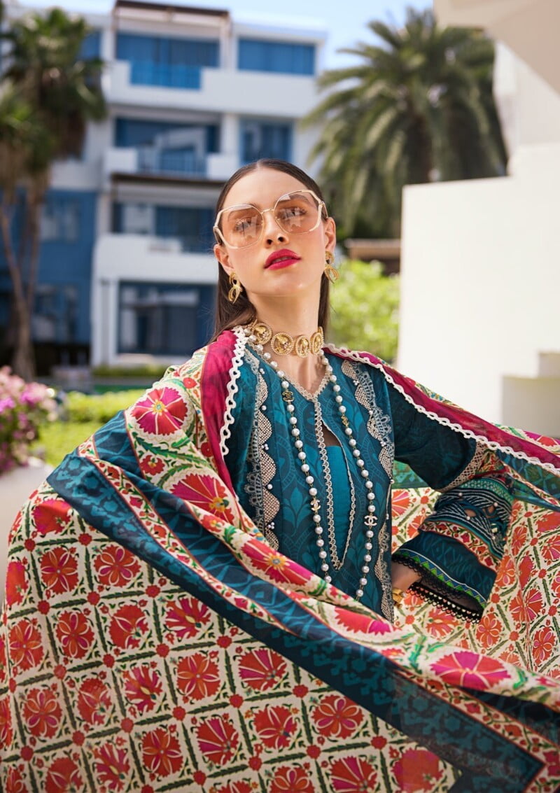 Elaf Premium Prints Eop 7B Elnaz Lawn Collection