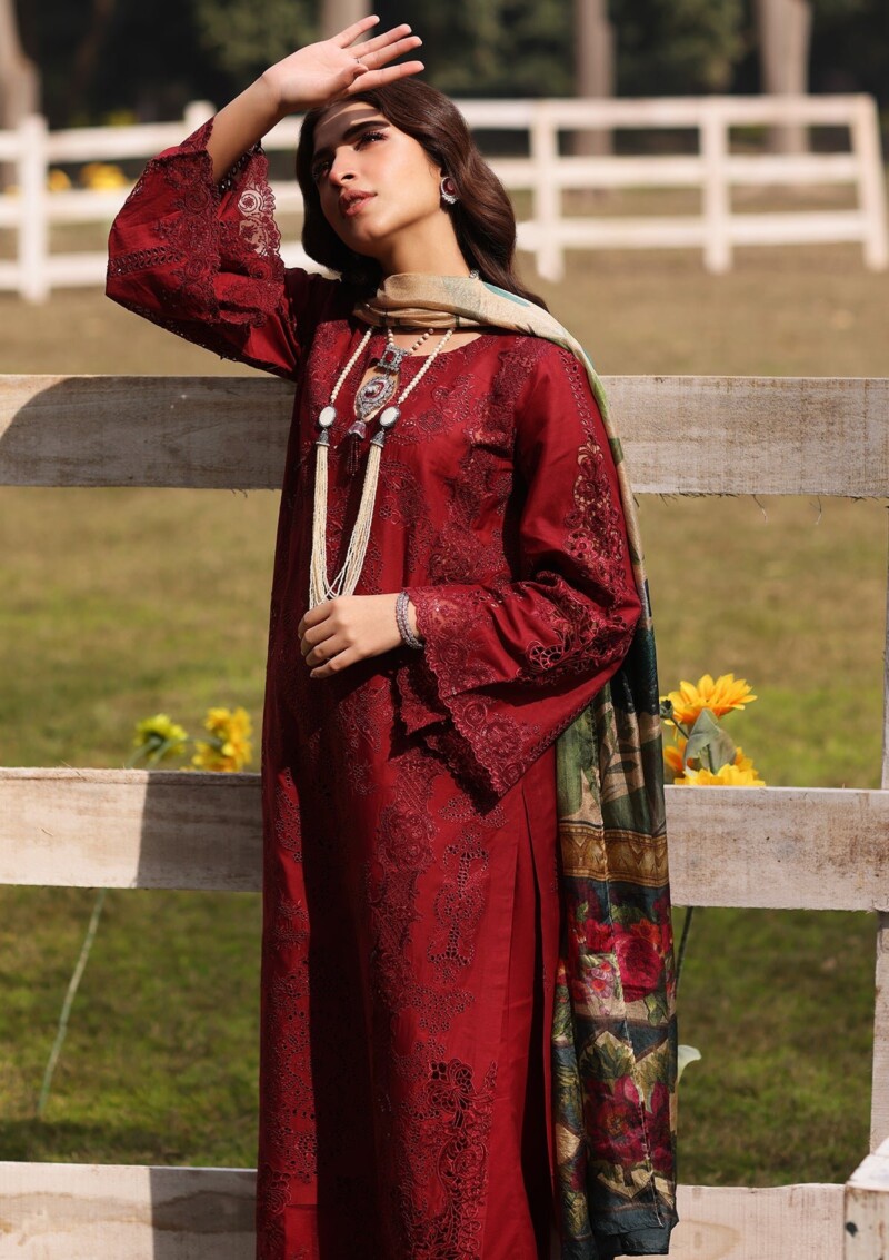 Kahf Festive Kfl24 02 Alora Lawn Collection 24