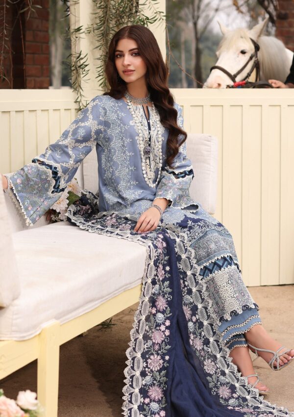 Kahf Festive Kfl24 04 Kinza Lawn Collection 24