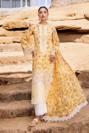 Zainab Chottani D-09b Esme Embroidered Chikankari Lawn 3pc Suit Collection 2024